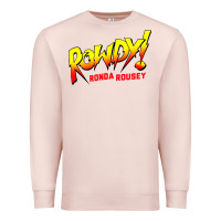 Pale Pink Ronda Rousey Merch Rowdy Ronda Rousey Shirt Premium Sweatshirt - InspiraDesign