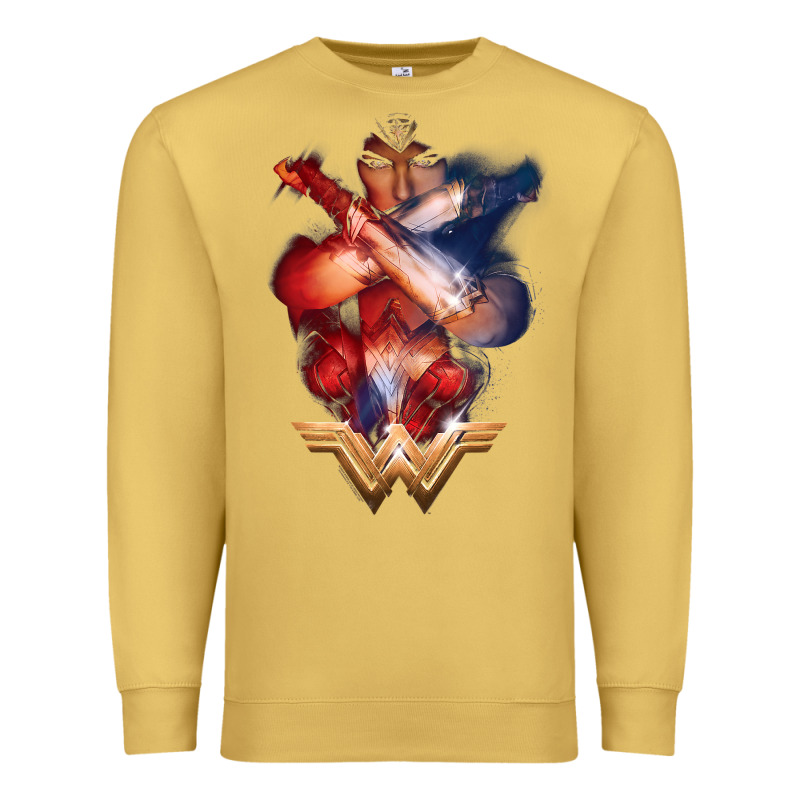 Wonder Woman Movie Arms Crossed T Shirt Premium Sweatshirt by InspiraDesign | Teevron