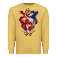 Antique Gold wonder woman movie arms crossed t shirt Premium Sweatshirt - InspiraDesign