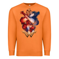 Carrot wonder woman movie arms crossed t shirt Premium Sweatshirt - InspiraDesign