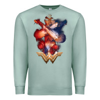 Seafoam wonder woman movie arms crossed t shirt Premium Sweatshirt - InspiraDesign