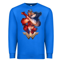True Royal wonder woman movie arms crossed t shirt Premium Sweatshirt - InspiraDesign