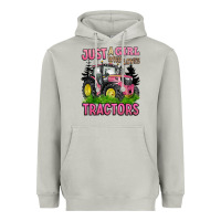 Moon Dust just a girl who loves tractors Heavyweight Hoodie - BarkalooDesign