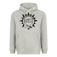 Moon Dust Authentic Church Of The Toad Of Light Psychedlic Frog Licking (Distres Heavyweight Hoodie - DesignPulse