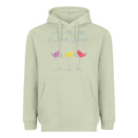 Matcha At My Age I need Glasses Heavyweight Hoodie - DesignPulse