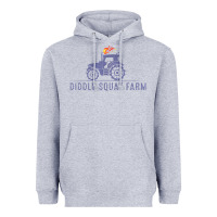 Heather Grey diddly farm for men and women Heavyweight Hoodie - DesignPulse