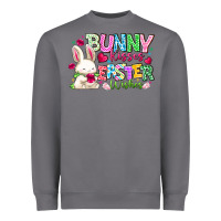 Storm Bunny Kisses Easter Wishes Heavyweight Sweatshirt - CowhideDigitalArt