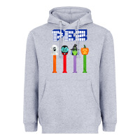 Heather Grey halloween pez Heavyweight Hoodie - trangStudio