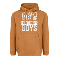 Meerkat You Can't Scare Me I Have Three Boys Funny Sons Mom Dad Gift Heavyweight Hoodie - DesignPulse