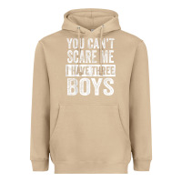 Mushroom You Can't Scare Me I Have Three Boys Funny Sons Mom Dad Gift Heavyweight Hoodie - DesignPulse