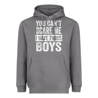 Storm You Can't Scare Me I Have Three Boys Funny Sons Mom Dad Gift Heavyweight Hoodie - DesignPulse