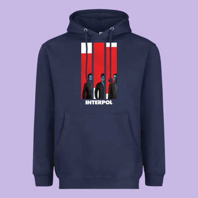 Interpol Ban Heavyweight Hoodie Designed By Designpulse