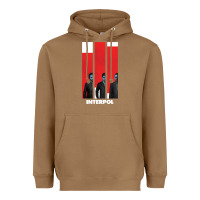 Toasted Coconut INTERPOL BAN Heavyweight Hoodie - DesignPulse
