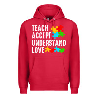Cardinal Teach Accept Understand Love Premium Hoodie - CowhideDigitalArt