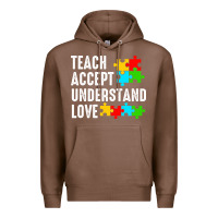 Chestnut Teach Accept Understand Love Premium Hoodie - CowhideDigitalArt