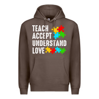 Coffee Teach Accept Understand Love Premium Hoodie - CowhideDigitalArt