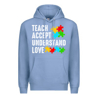 Colony Blue Teach Accept Understand Love Premium Hoodie - CowhideDigitalArt