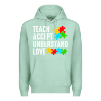 Seafoam Teach Accept Understand Love Premium Hoodie - CowhideDigitalArt