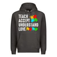 Smoke Teach Accept Understand Love Premium Hoodie - CowhideDigitalArt