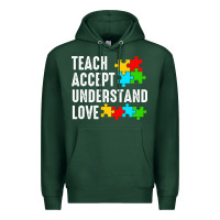 Sports Green Teach Accept Understand Love Premium Hoodie - CowhideDigitalArt