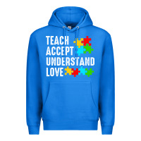 True Royal Teach Accept Understand Love Premium Hoodie - CowhideDigitalArt