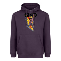 Plum Gino time basketball Heavyweight Hoodie - DesignPulse