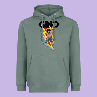 Gino Time Basketball Heavyweight Hoodie Designed By Designpulse