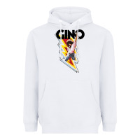 White Gino time basketball Heavyweight Hoodie - DesignPulse