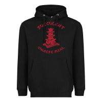 Black SUCCULENT CHINESE MEAL CHINESE TAKE OUT TAKE AWAY Heavyweight Hoodie - DesignPulse