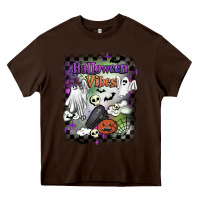 Chocolate Brown halloween vibes Heavy Core Tee - BarkalooDesign