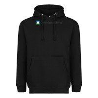 Black Cleveland clinic Heavyweight Hoodie - DesignPulse