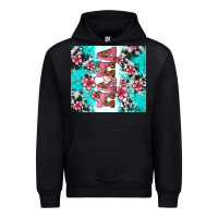 Black floral mama Urban Hoodie - AdoDesignShop