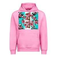 Fuchsia Pink floral mama Urban Hoodie - AdoDesignShop