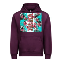 Mauve Wine floral mama Urban Hoodie - AdoDesignShop