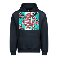 Navy floral mama Urban Hoodie - AdoDesignShop