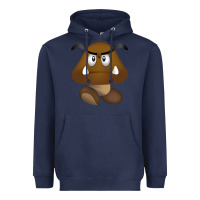 Navy goomba Heavyweight Hoodie - DesignPulse