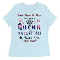 Baby Blue Once Upon A Time There Was A Queen Who Was Born I Ladies Tee - Bettercallsaul