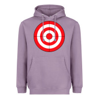 Lavender bulls eye target lazy diy halloween costume darts shooting t shirt Heavyweight Hoodie - DesignPulse