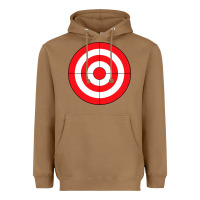 Toasted Coconut bulls eye target lazy diy halloween costume darts shooting t shirt Heavyweight Hoodie - DesignPulse