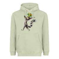 Matcha All Hail King Julien Heavyweight Hoodie - DesignPulse