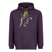 Plum All Hail King Julien Heavyweight Hoodie - DesignPulse