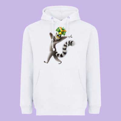 All Hail King Julien Heavyweight Hoodie Designed By Designpulse