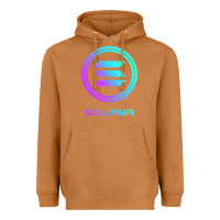 Meerkat solana crypto sol coin blockchain decentralized application long sleev Heavyweight Hoodie - DesignPulse