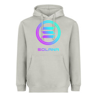 Moon Dust solana crypto sol coin blockchain decentralized application long sleev Heavyweight Hoodie - DesignPulse