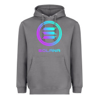 Storm solana crypto sol coin blockchain decentralized application long sleev Heavyweight Hoodie - DesignPulse