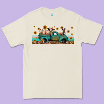 Western Animals Truck Premium Tee Designed By Jasminsmagicworld