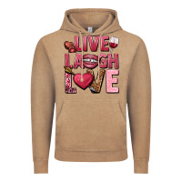 Vintage Coffee Live laugh love Valentine's Day Vintage Hoodie - HowdyJamesFarm