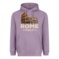 Lavender Cool Vintage Roma Italia Colosseum Souvenirs, Rome Italy Pullover Hood Heavyweight Hoodie - DesignPulse