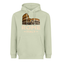 Matcha Cool Vintage Roma Italia Colosseum Souvenirs, Rome Italy Pullover Hood Heavyweight Hoodie - DesignPulse