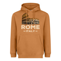 Meerkat Cool Vintage Roma Italia Colosseum Souvenirs, Rome Italy Pullover Hood Heavyweight Hoodie - DesignPulse